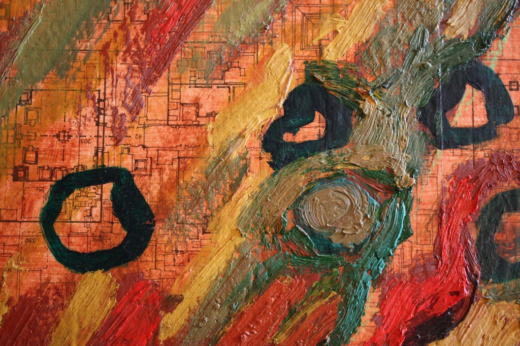 MPdL Humanity'sCalendar (det.) 24x54 oil/mimxedmedia/canvas