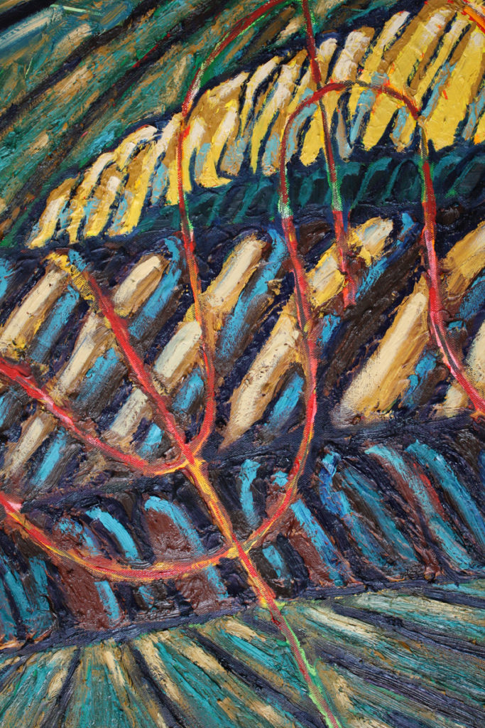 Effigy, mixed media/ acrylic, 2012