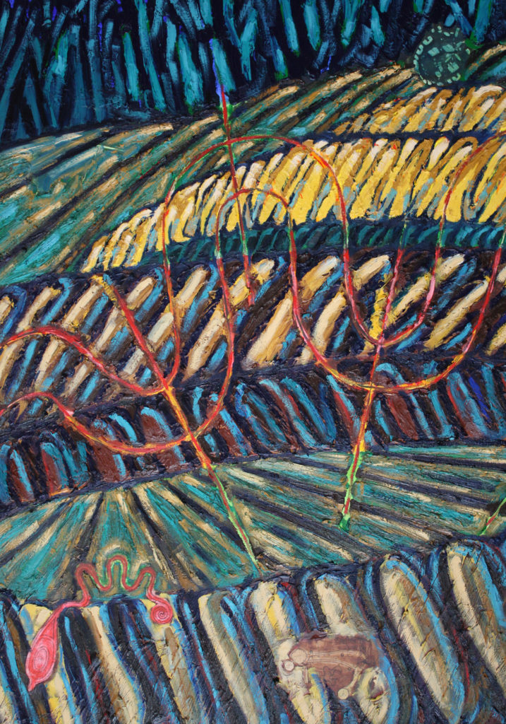 Effigy, mixed media/ acrylic, 2012