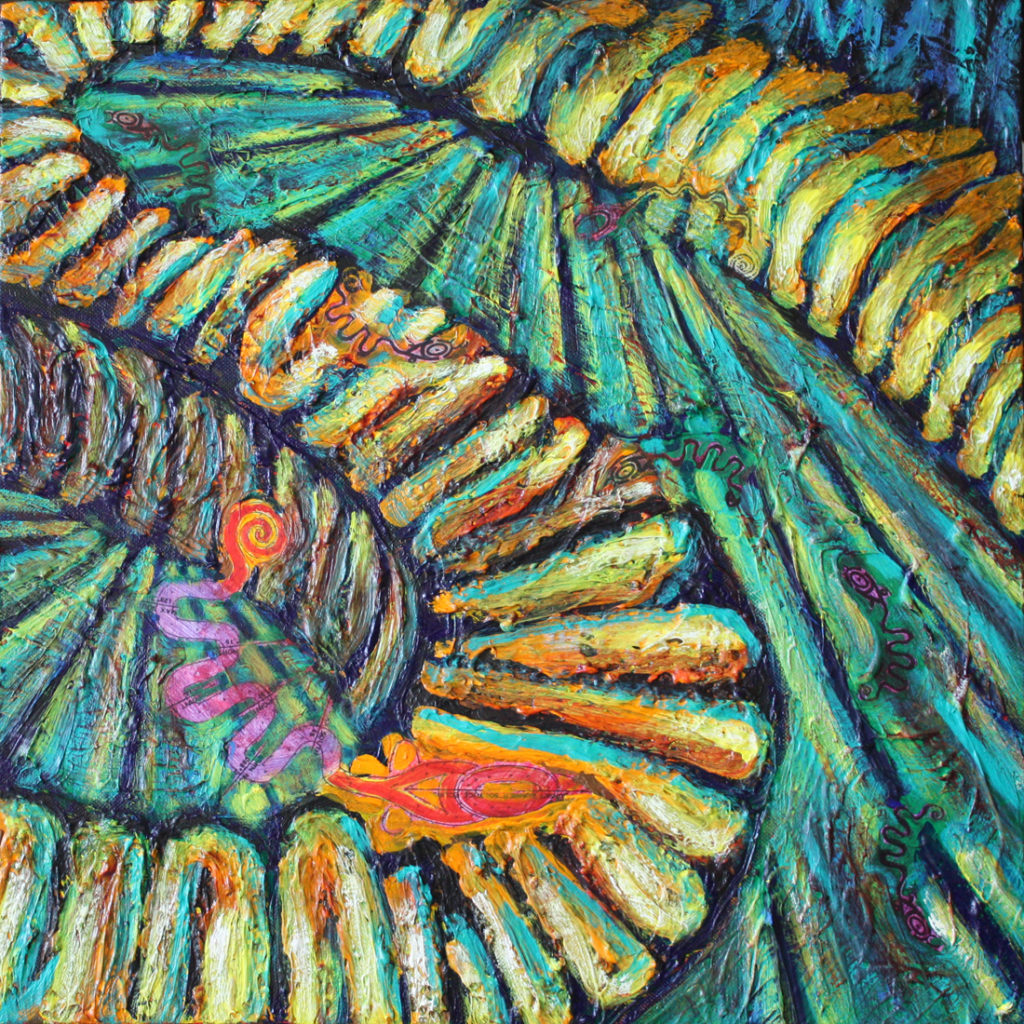 Mississippian#3, mixed media/ acrylic, 2012 (private coll.)