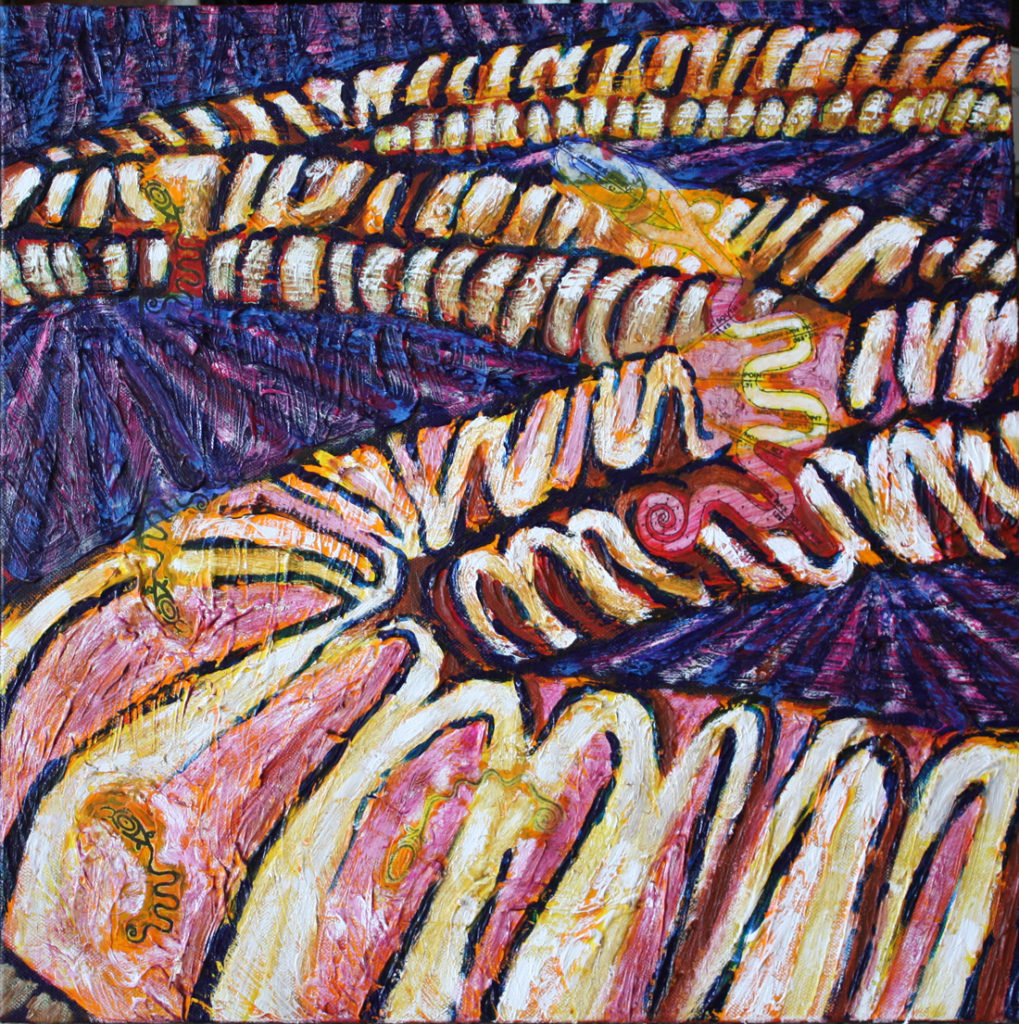 Mississippian#6, mixed media/ acrylic, 2012