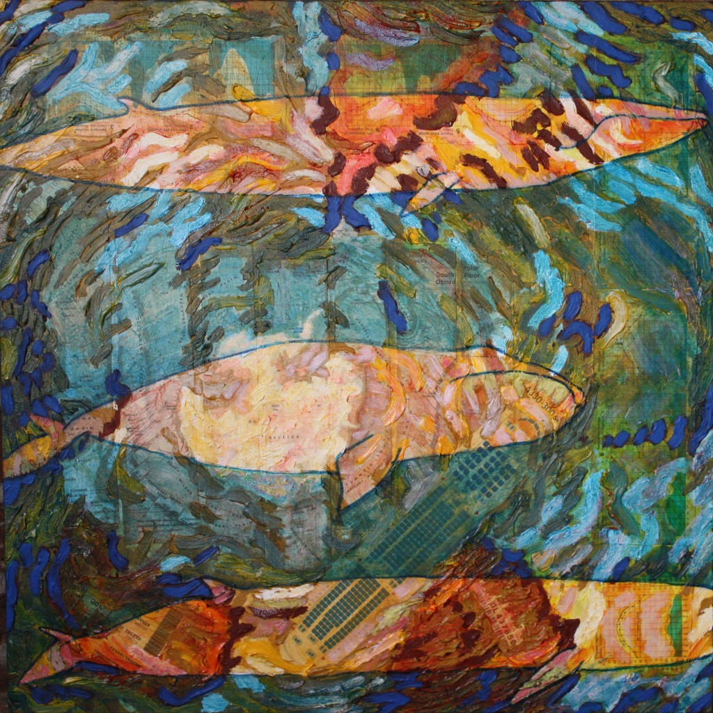 MPdL Sonar 18x18 acrylic/mixedmedia/canvas