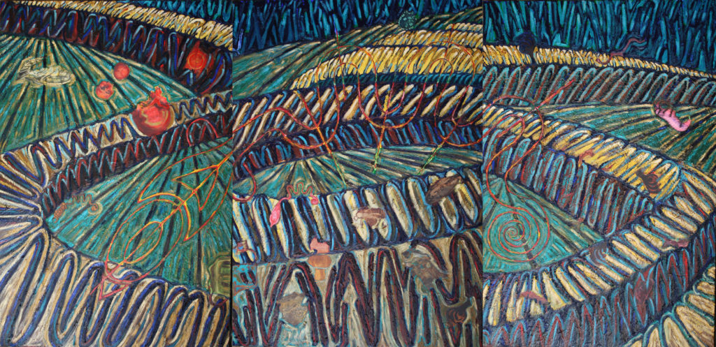 Effigy, mixed media/ acrylic, 2012